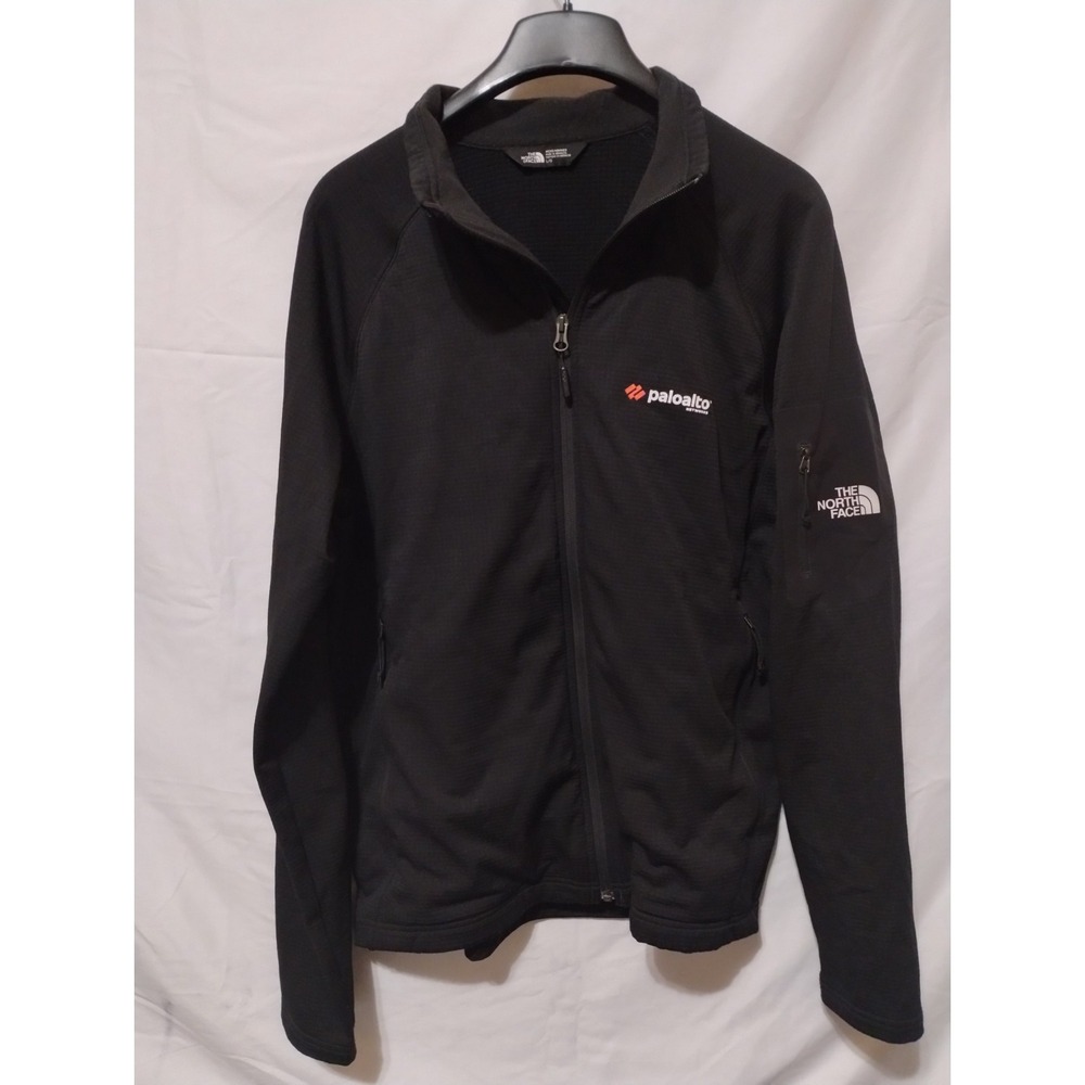 The North Face Men's L Black Fleece Full-Zip Track Jacket w/ Pockets